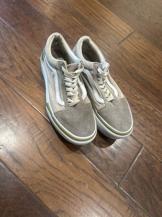 Vans Shoes - Vans Old Skool Stacked Platform‎ Sneakers in Pastel Drizzle True White
